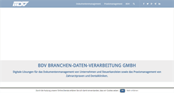 Desktop Screenshot of bdv.com