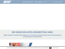 Tablet Screenshot of bdv.com